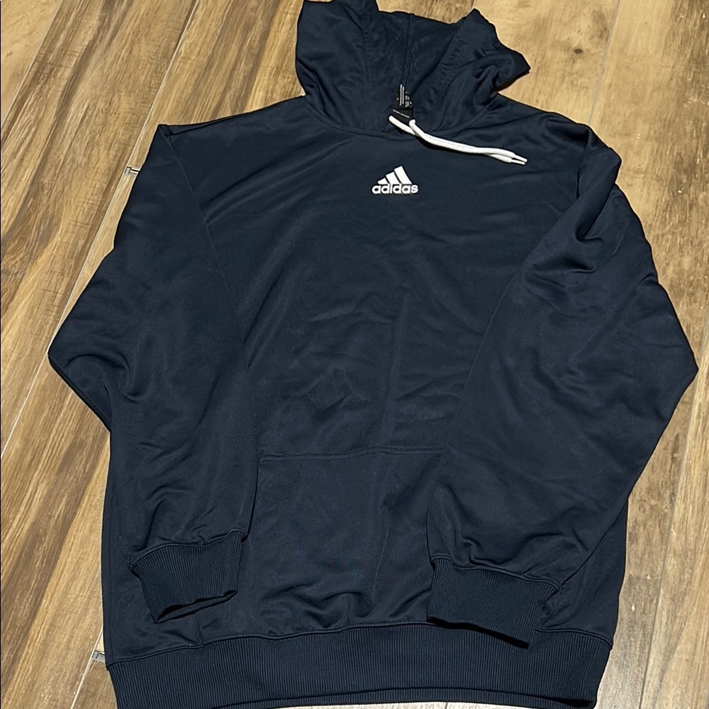 Adidas Navy Sweatshirt Pullover Hoodie
